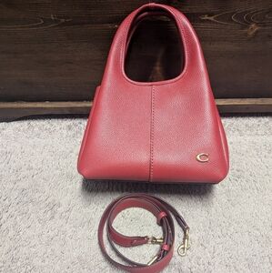 Coach Lana 23 Shoulder Bag in Enamel Red